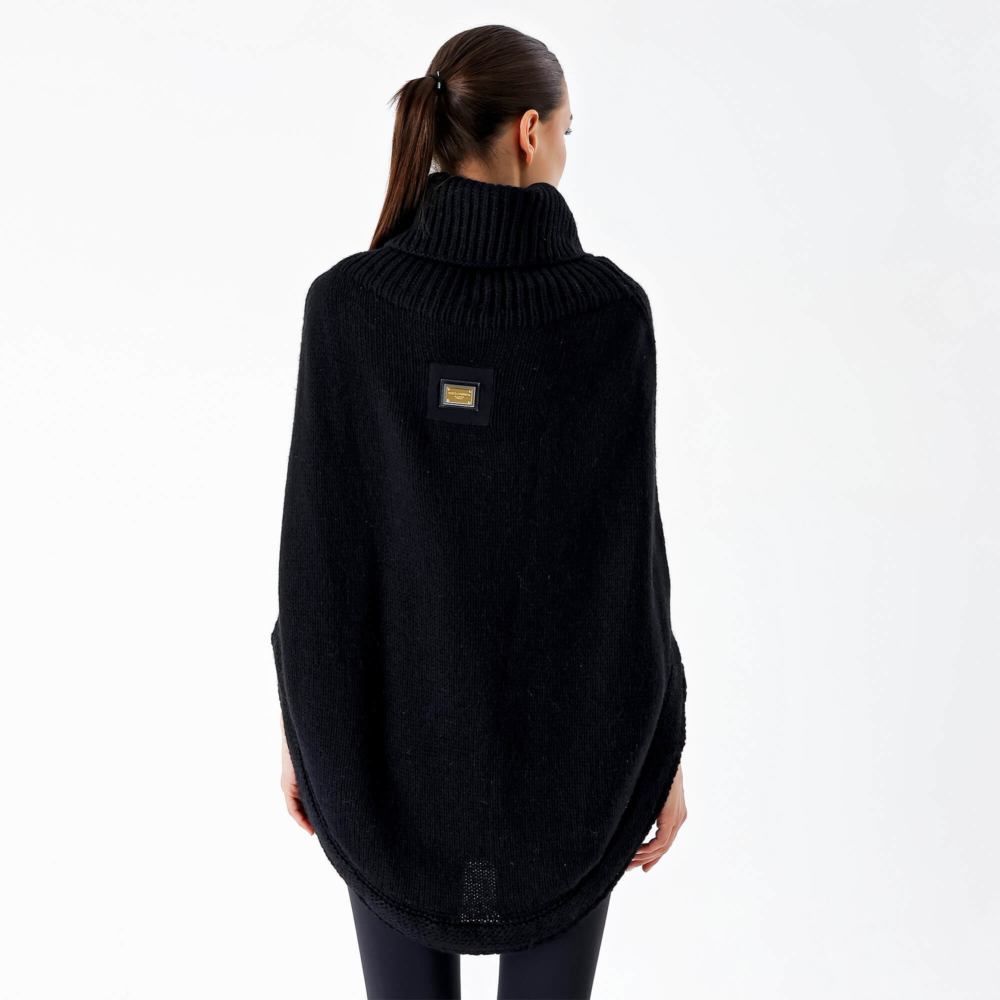 Dolce&Gabbana - Black Knitted Turtleneck Sweater